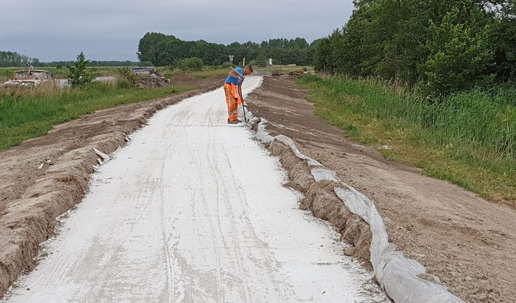 Fietspad bijna klaar