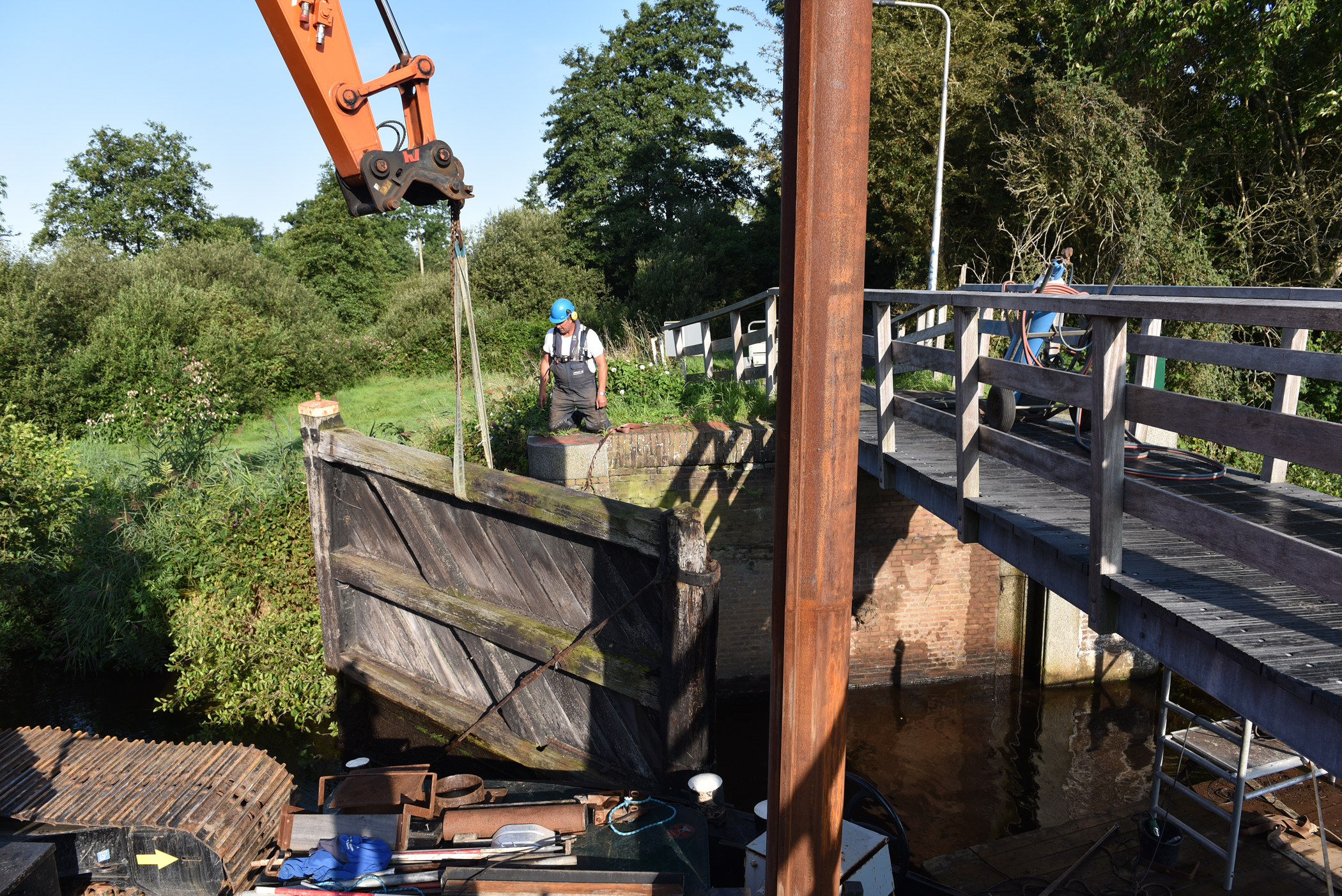 Brug keersluis Sas deze week afgesloten 